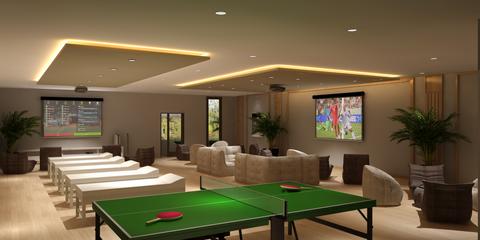 Lay to win. English Football Team gets World Cup Ambient Lounge makeover