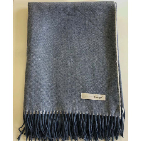 Thow - Australian Wool Throw - Blue Mist