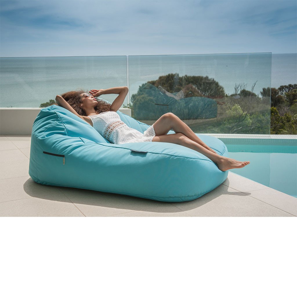 Satellite Twin Sofa Azurri Blue Ambient Lounge® USA