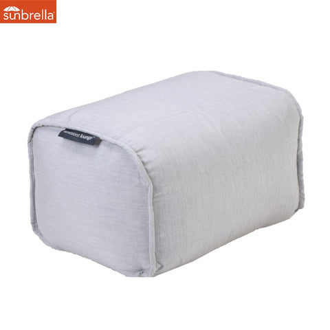 Ottoman Deluxe -  Maldives Grey (Sunbrella®)