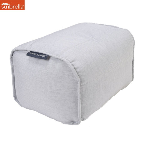 Ottoman Deluxe -  Maldives Grey (Sunbrella®)