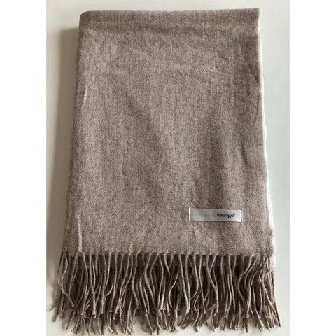 Throw - Australian Wool Throw - Camel Tea