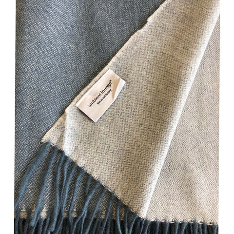 Thow - Australian Wool Throw - Blue Mist