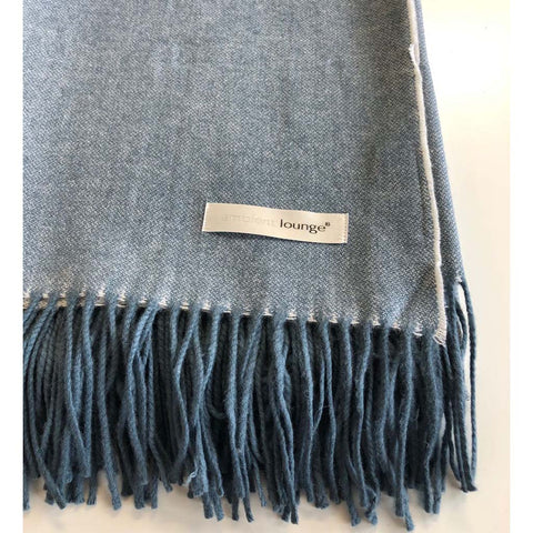 Thow - Australian Wool Throw - Blue Mist