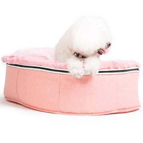 (S) Premium Indoor/Outdoor Dog Bed (Ballerina Pink - ltd. edition)