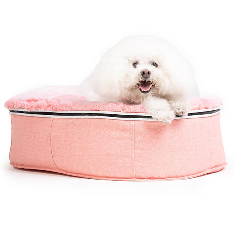 (S) Premium Indoor/Outdoor Dog Bed (Ballerina Pink - ltd. edition)