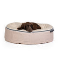 (S) Premium Thermoquilt Dog Bed (Beige)