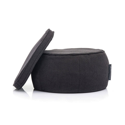 Wing Ottoman - Black Sapphire