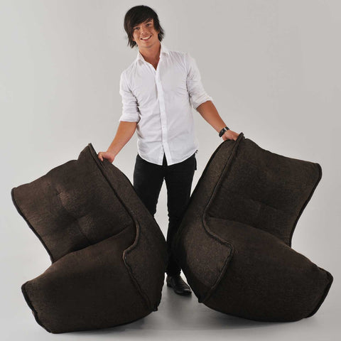Twin Couch - Hot Chocolate