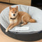 (L) Premium ThermoQuilt Dog Bed (Grey)