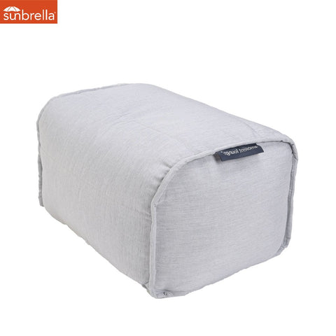 Ottoman Deluxe -  Maldives Grey (Sunbrella®)