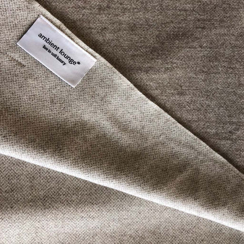 Throw - Australian Wool Throw - Camel Tea