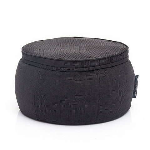 Wing Ottoman - Black Sapphire