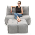 Twin Couch - Keystone Grey