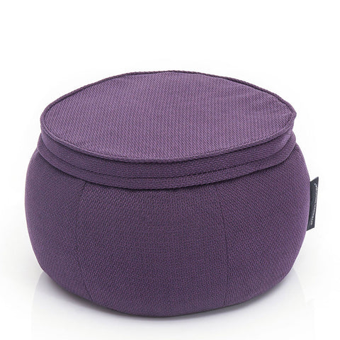Wing Ottoman - Aubergine Dream