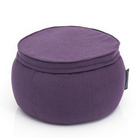 Wing Ottoman - Aubergine Dream