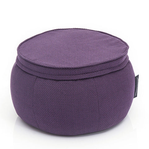 Wing Ottoman - Aubergine Dream