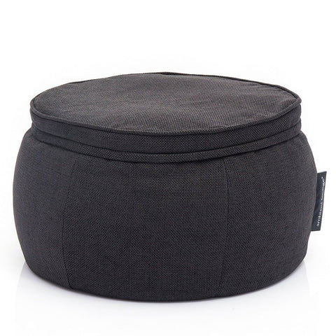 Wing Ottoman - Black Sapphire