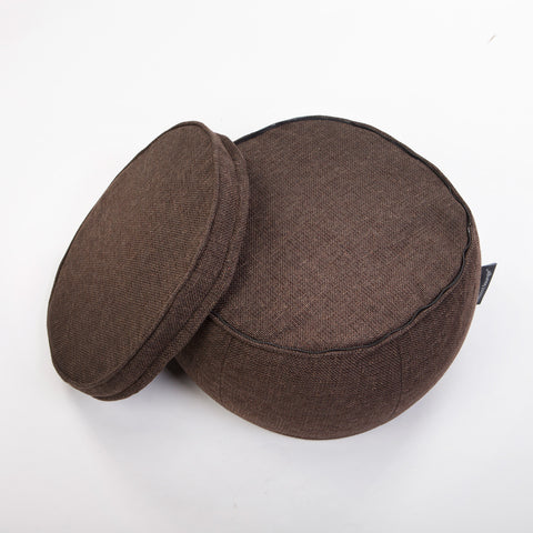 Wing Ottoman - Hot Chocolate