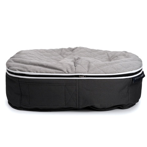 (XXL) Premium ThermoQuilt Dog Bed (grey)